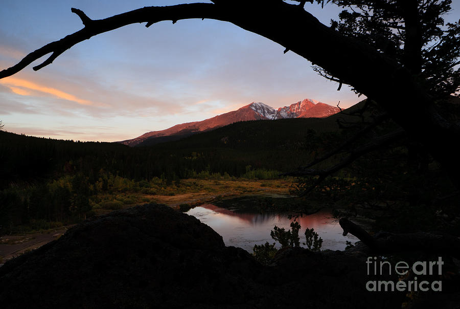 Morning Glow on Mountain Peaks Photograph by Karen Lee Ensley