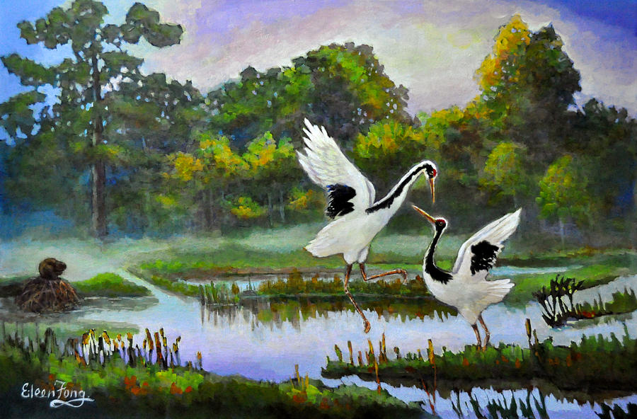 Morning Greetings Painting by Eileen  Fong