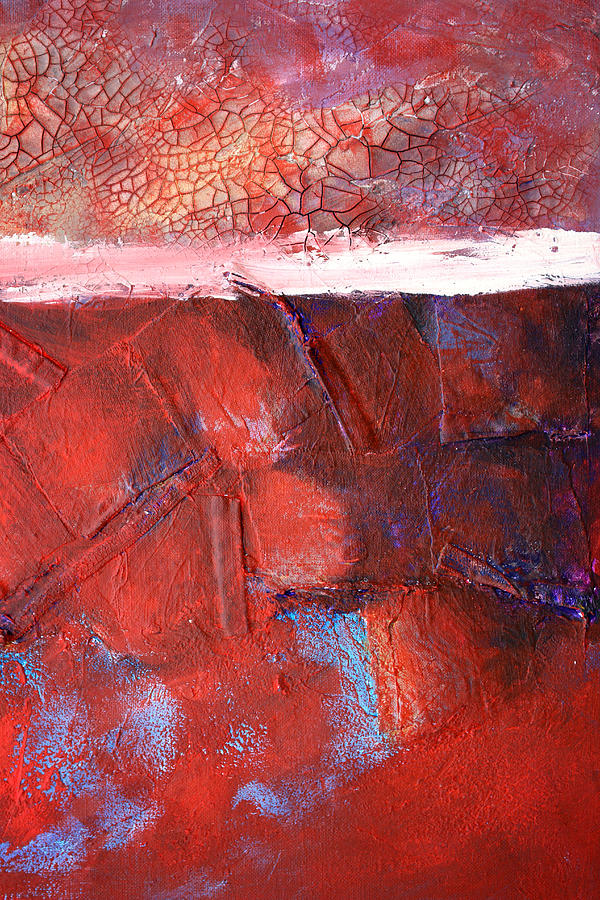 Abstract Mixed Media - Morning Grit by Nancy Merkle