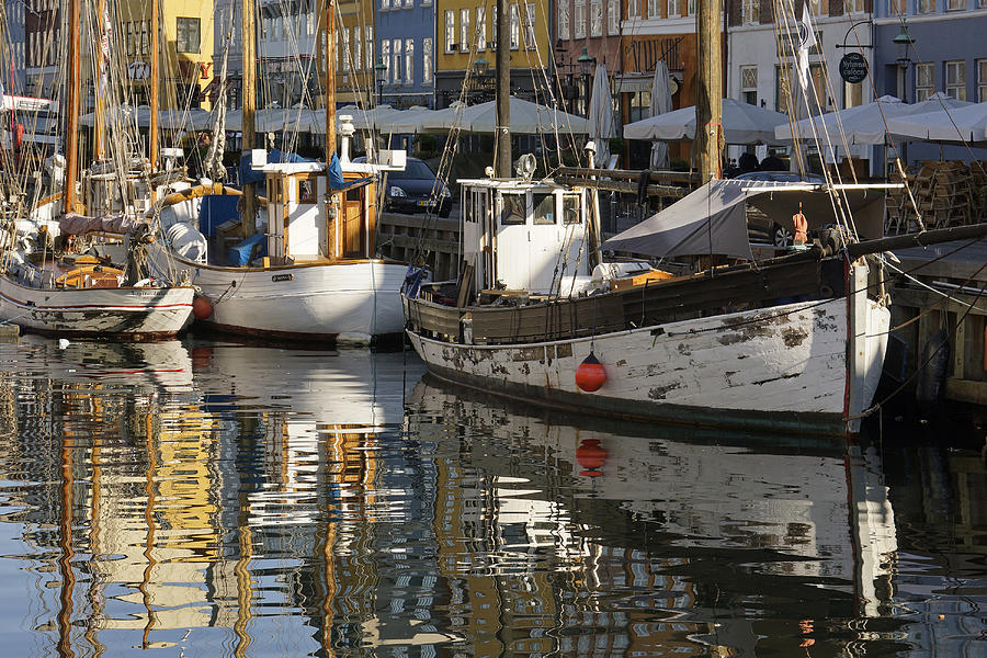 Morning in Nyhavn Photograph by Inge Riis McDonald