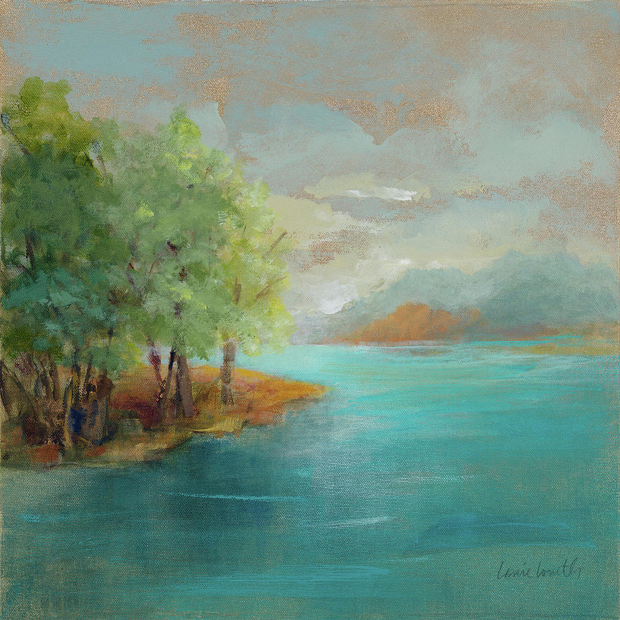 Tree Painting - Morning Islands by Lanie Loreth