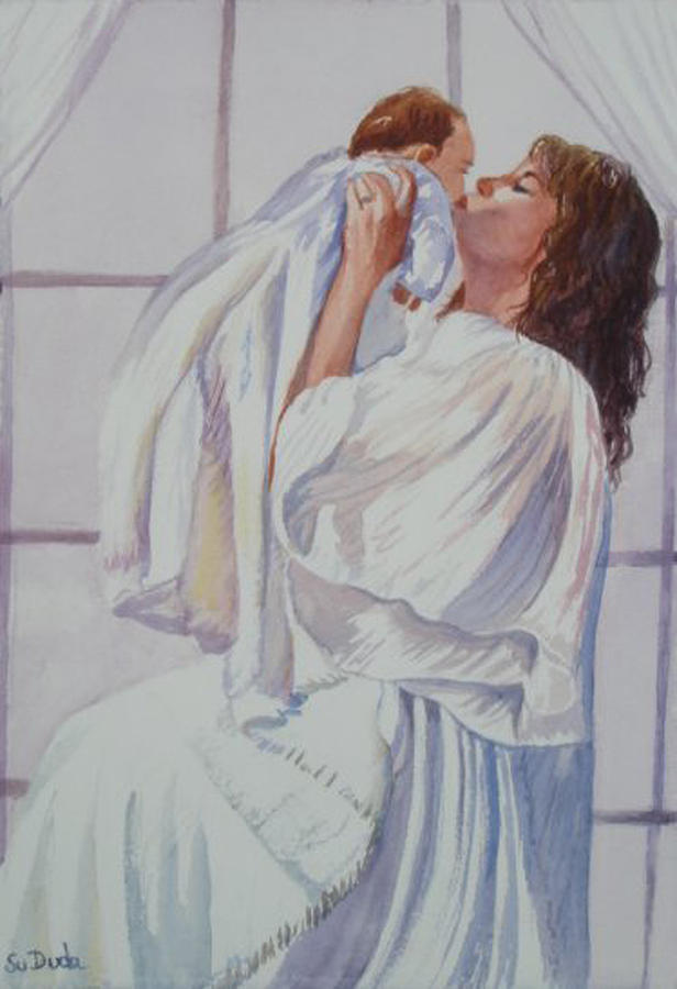 Morning Kiss Painting by Susan Duda