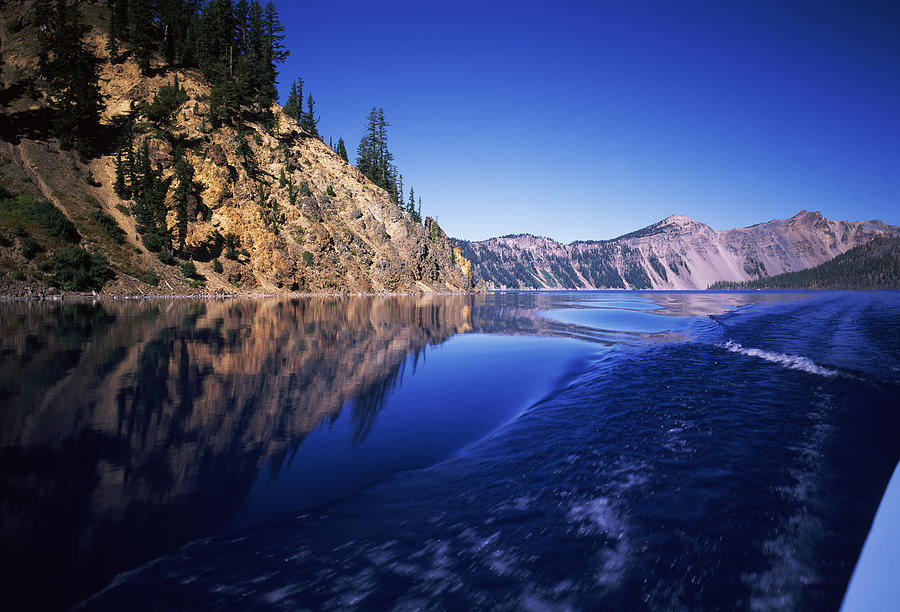Crater Lake National Park Photograph - Morning Light At Eagle Point, Crater by Panoramic Images