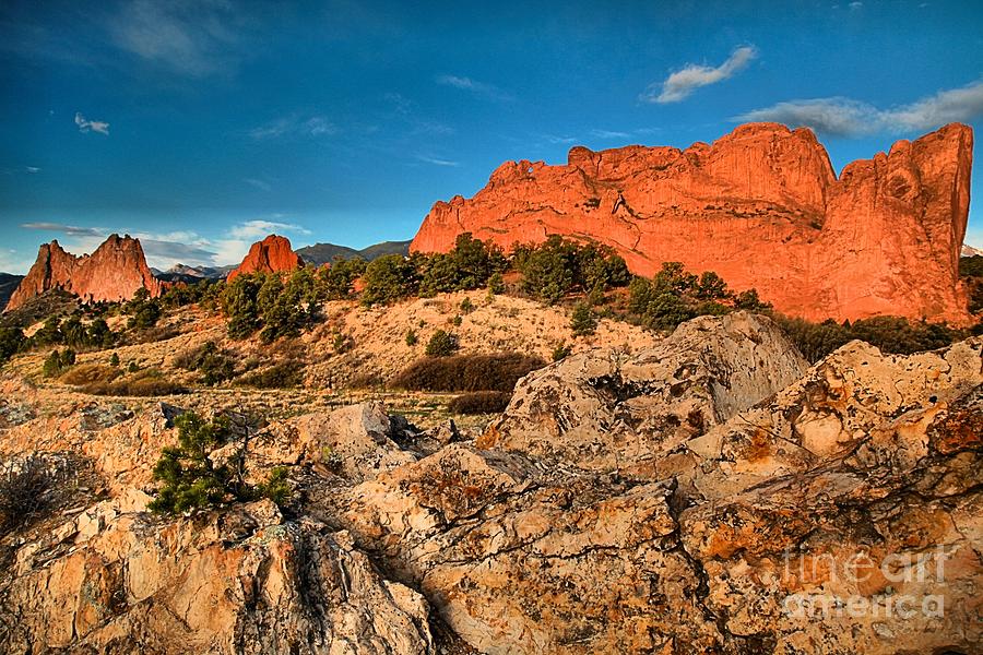 Morning Light At Garden Of The Gods Photograph by Adam Jewell