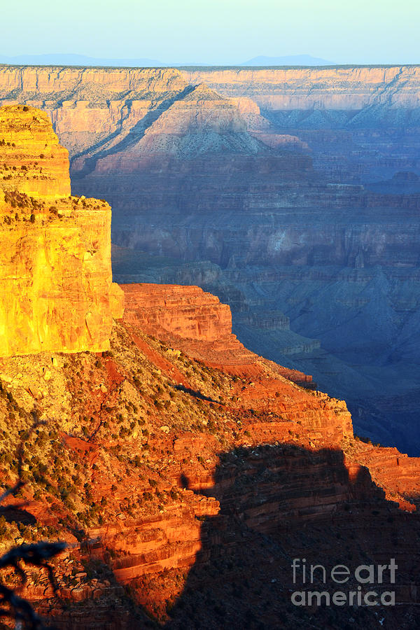 Grand Canyon National Park Photograph - Morning Light Contrast Canyon Colors Grand Canyon National Park by Shawn OBrien