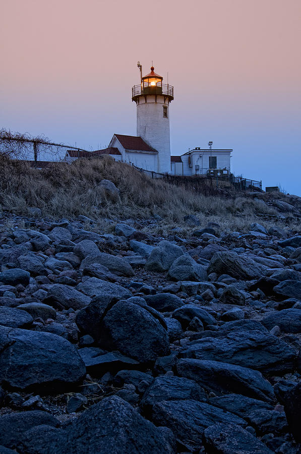 Morning Light - Eastern Point Lighthouse Photograph by Joann Vitali
