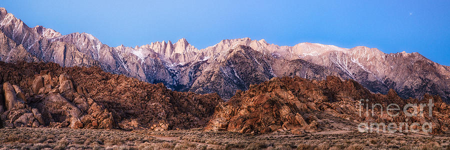 Morning Light Mount Whitney Photograph by Anthony Michael Bonafede
