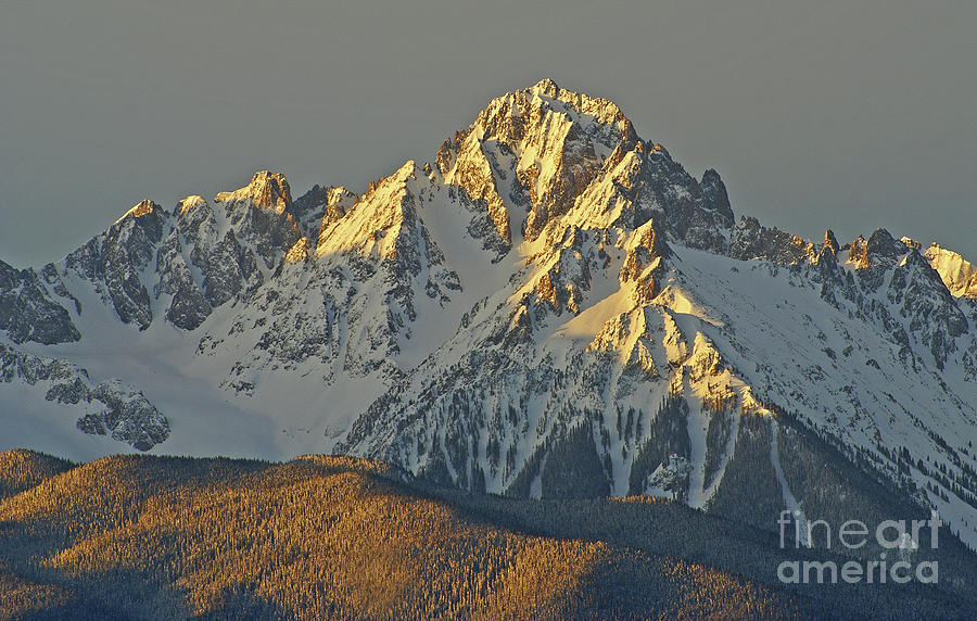 Morning Light on Sneffels Photograph by Kelly Black