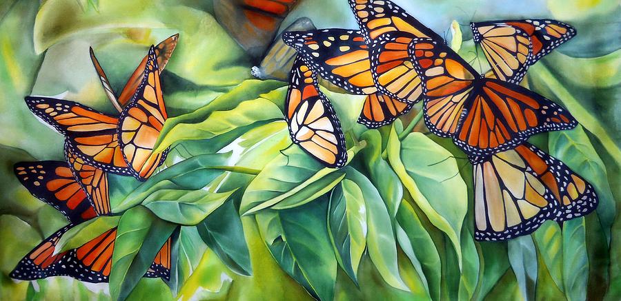 Butterfly Painting - Morning Light by Tina Gleave