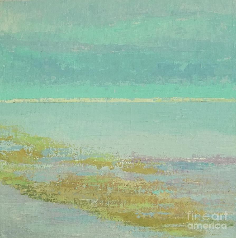 Abstract Painting - Morning Low Tide by Gail Kent