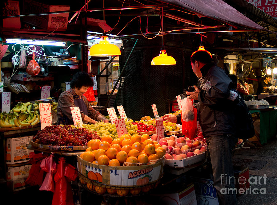 Morning market Photograph by Ivy Ho