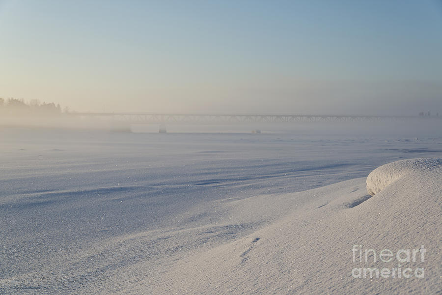 Morning mist in Rovaniemi Photograph by Arik Baltinester