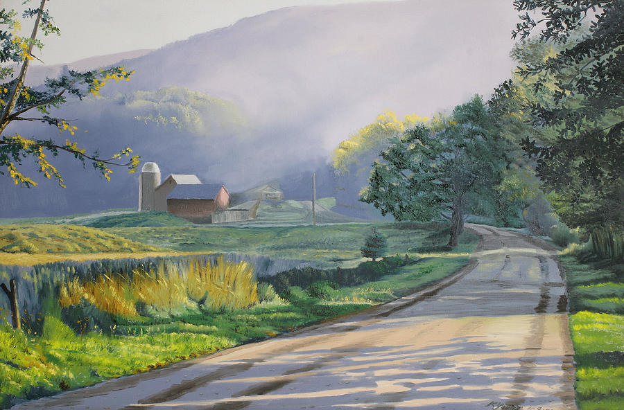Morning Mist Painting by Kenneth Young