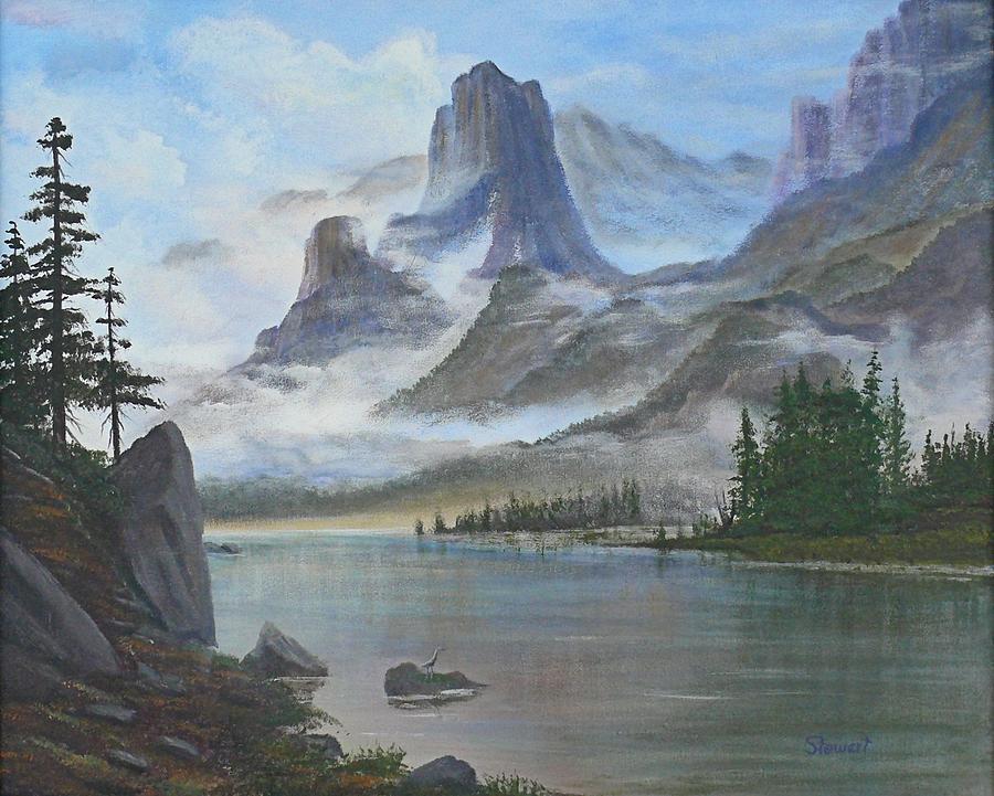 Morning Mist Painting by William Stewart
