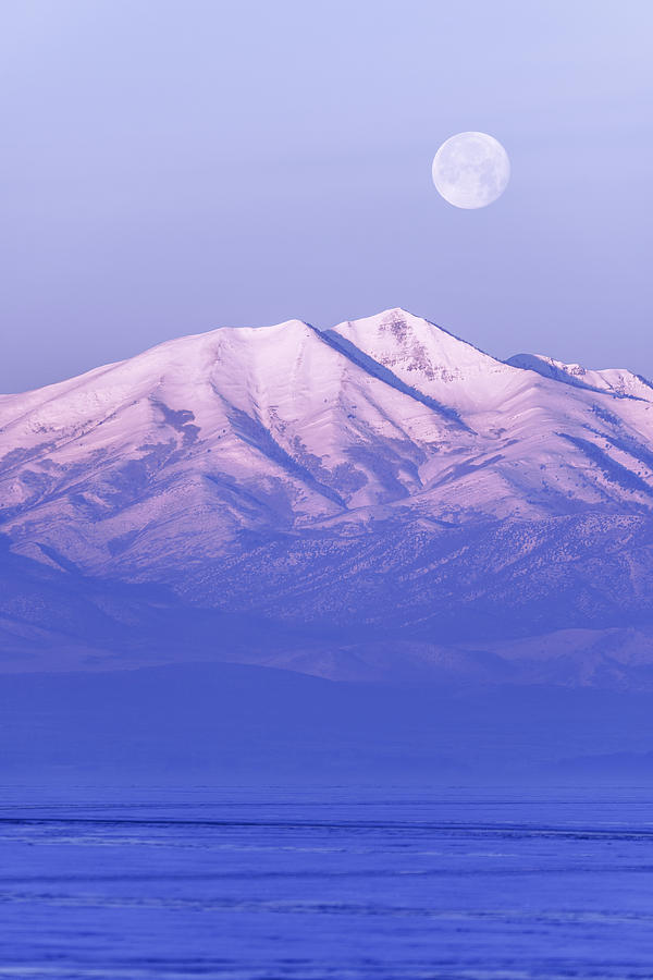 Morning Moon Photograph by Chad Dutson