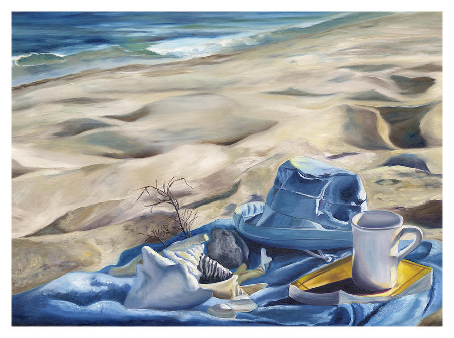 Morning on the Beach Painting by Sherri Dauphinais