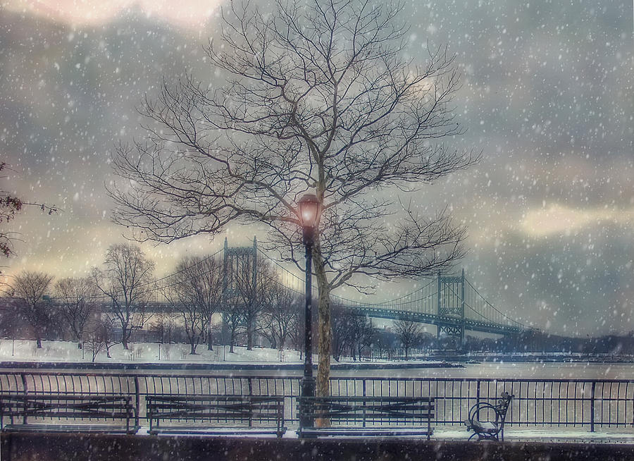 Morning on the Triborough Photograph by Joann Vitali