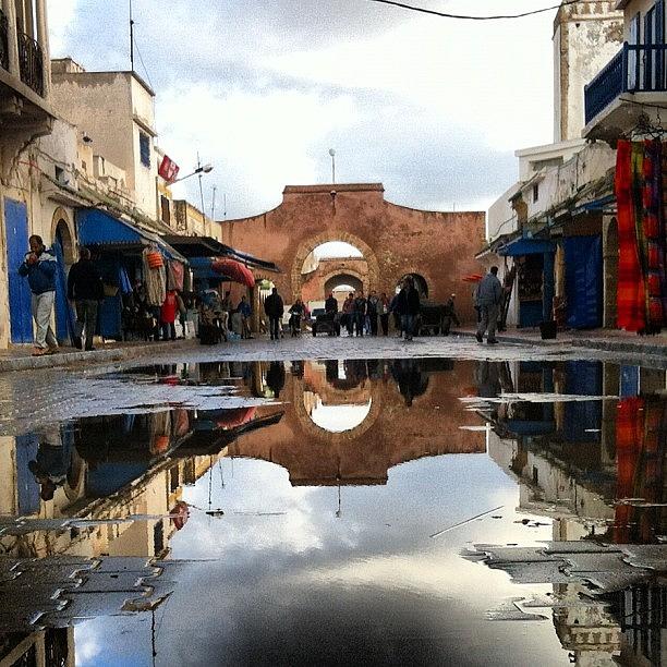 Morocco Photograph - Morning Rain In The Medina #essaouira by Sarah Dawson