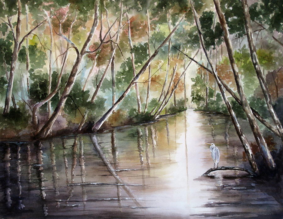 Morning Reflections Painting by Mary McCullah