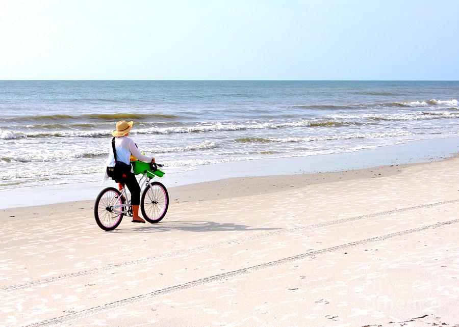 Morning Ride on The Beach Photograph by Lydia Holly