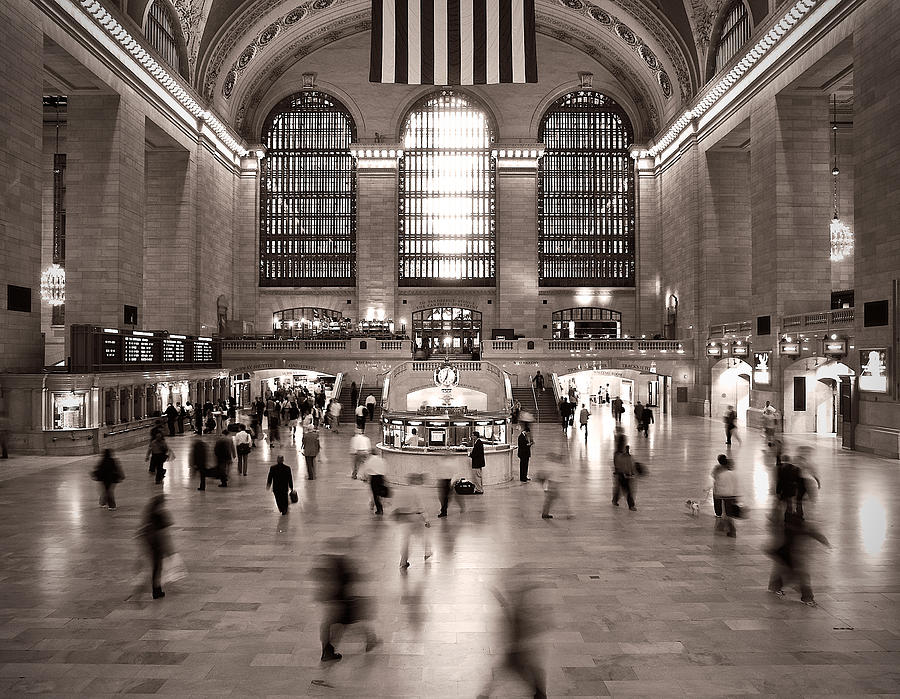 Morning Rush - Grand Central Terminal Photograph by James Howe