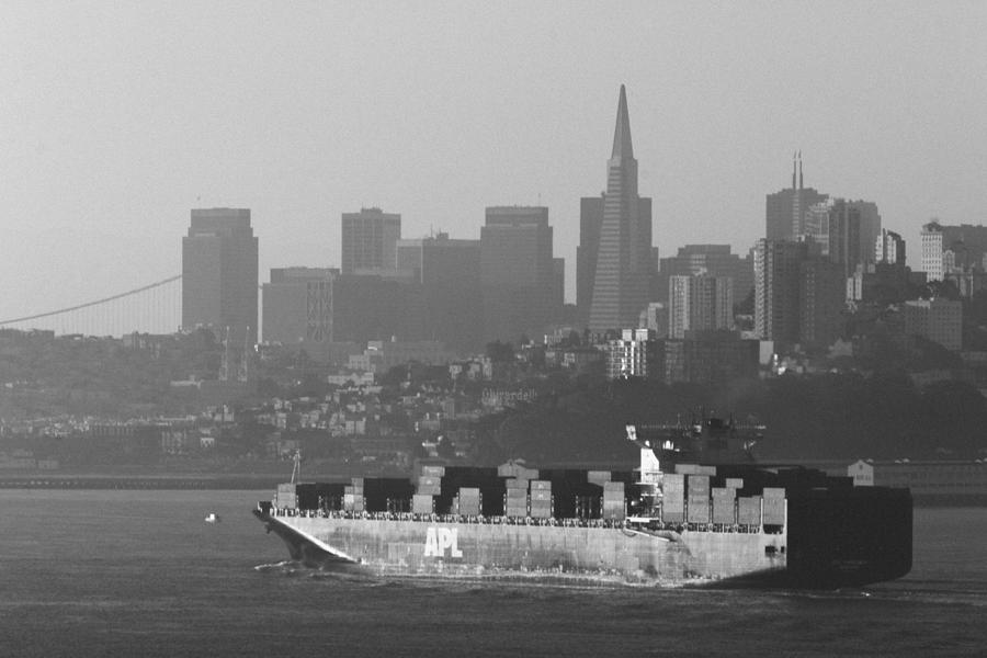 San Francisco Photograph - Morning Shipment by Bryant Coffey