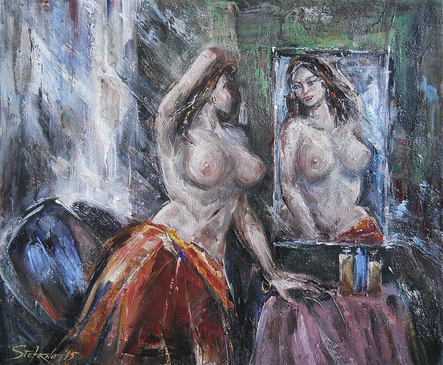 Acrylic Painting - Morning by Stefano Popovski Acrylic Painting - Morning by Stefano Popovski