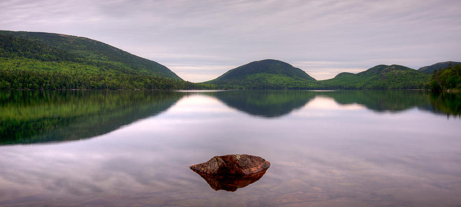 Morning Stillness On Eagle Lake, Acadia Photograph by Panoramic Images