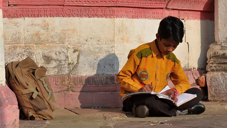 Morning Studies - Jabalpur India Photograph by Kim Bemis