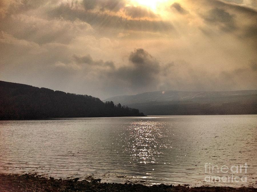 Morning Sun at Loch Awe Photograph by Joan-Violet Stretch