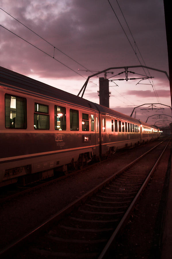Morning Train Photograph by Florentina Maria Popescu