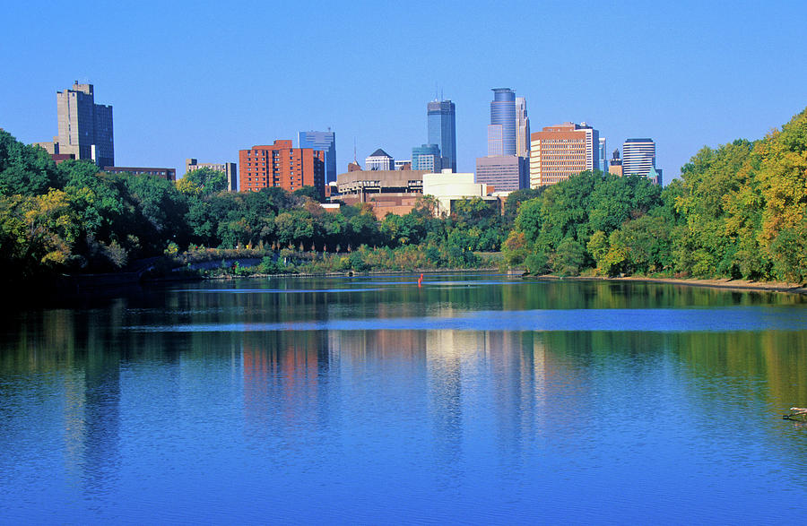 Morning View Of Minneapolis Skyline Photograph by Panoramic Images