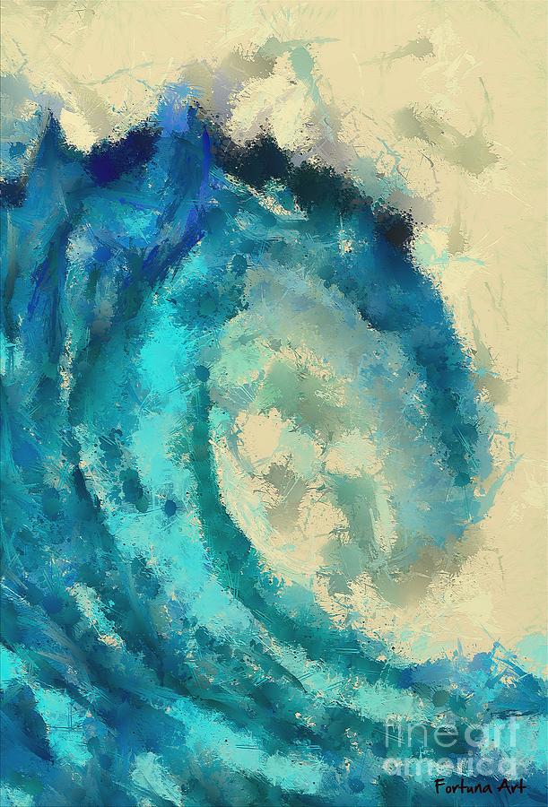 Food And Beverage Digital Art - Morning Wave by Dragica  Micki Fortuna