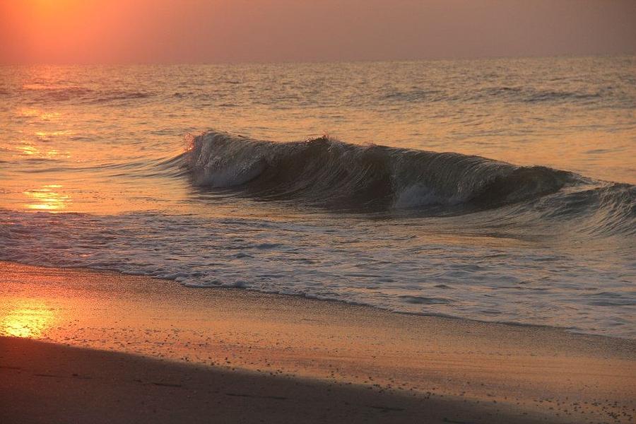 Landscape Photograph - Morning Waves by Melba West