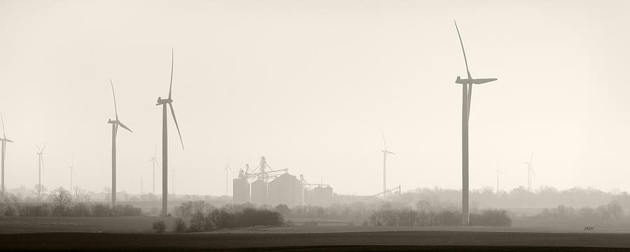Windmills Photograph - Morning windmills  2 by James Blackwell JR