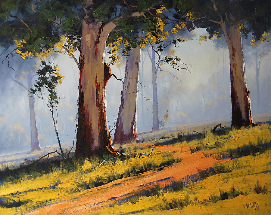 Morning Woodland Painting