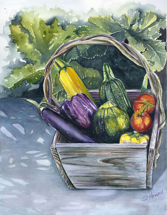 Mornings Bounty Painting by Sandi Howell