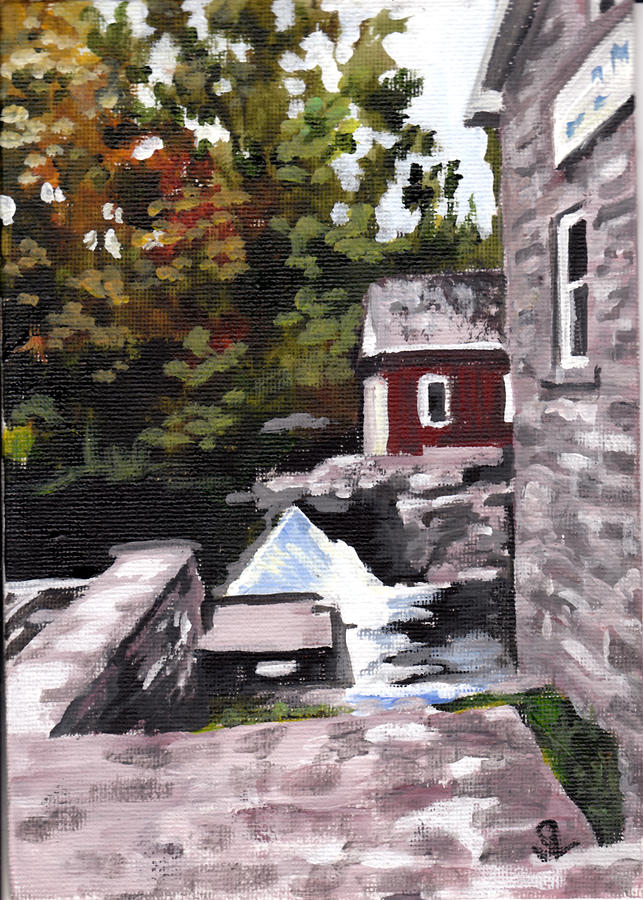Morningstar Mill 3 Painting by Sarah Lynch