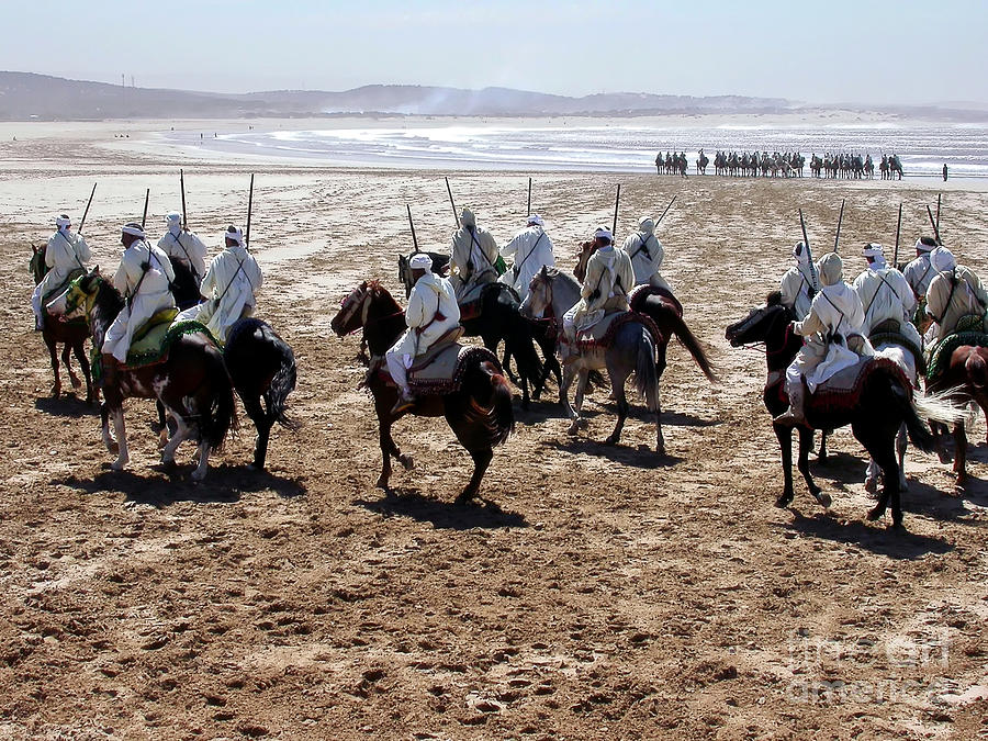 Horse Photograph - Moroccan fantasia by Sophie Vigneault