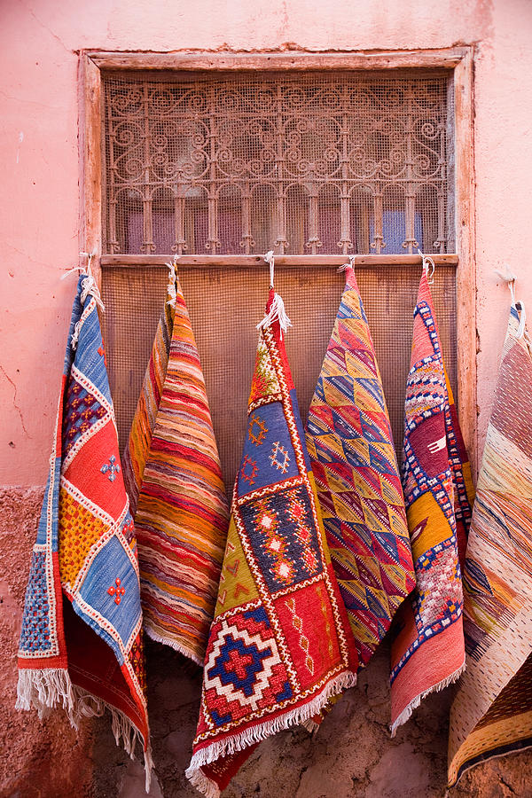 Moroccan rugs Photograph by Karen Desjardin