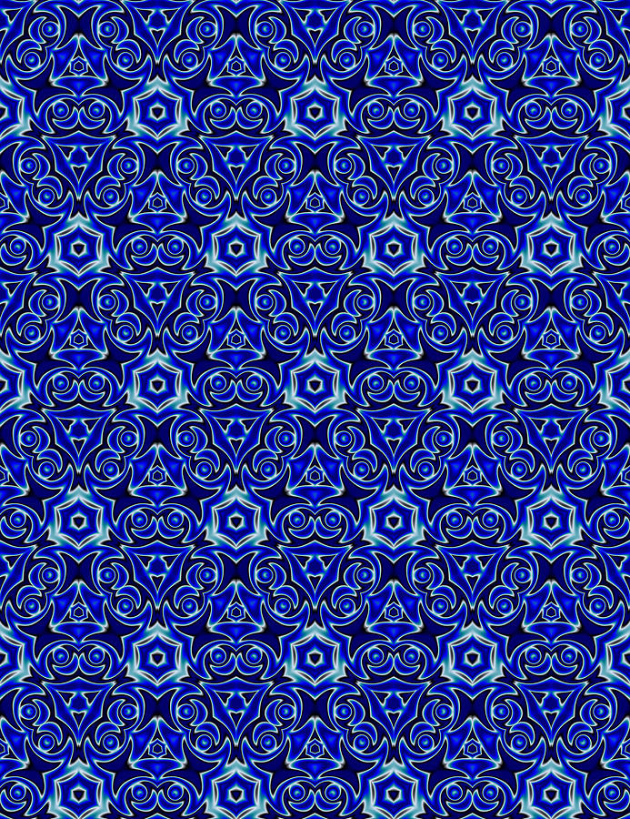 Moroccan Textile Pattern 2 Digital Art by Hakon Soreide - Fine Art America