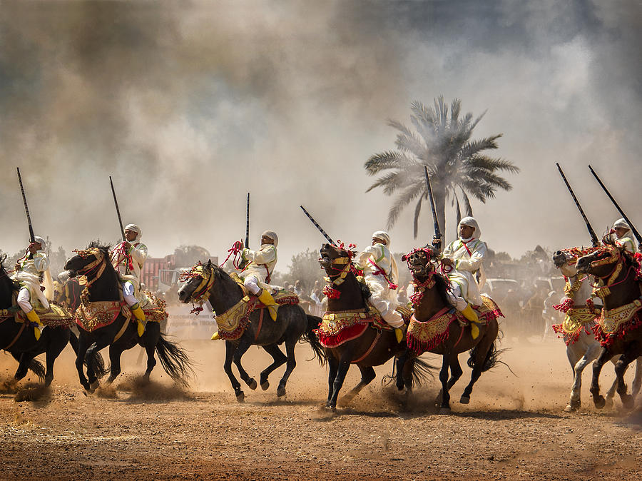 Moroccan Warriors Photograph by Maureen Fahey