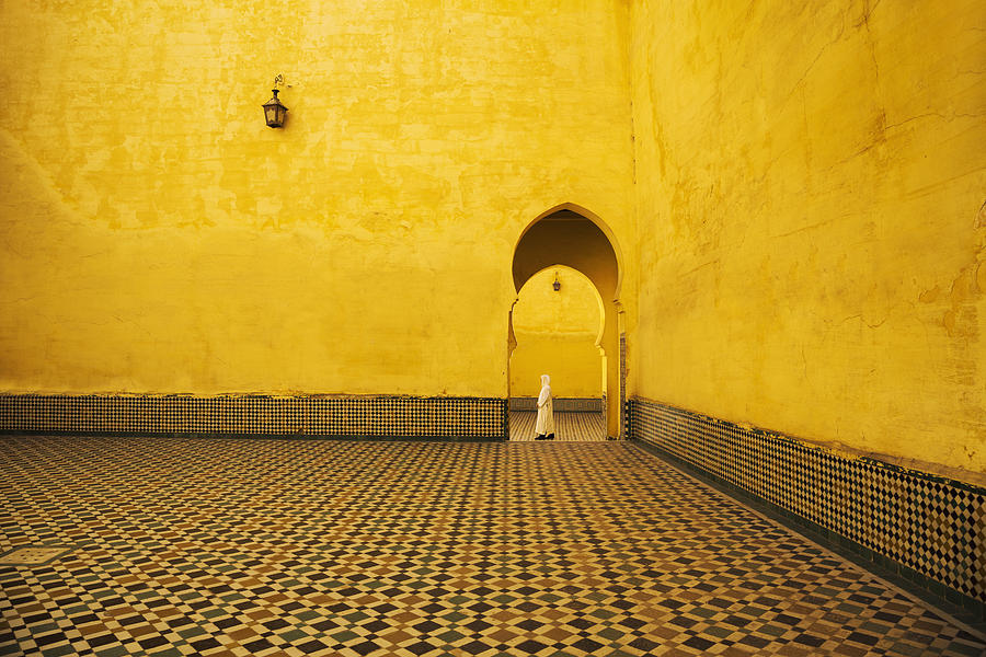 Morocco in mosque Photograph by Uchar
