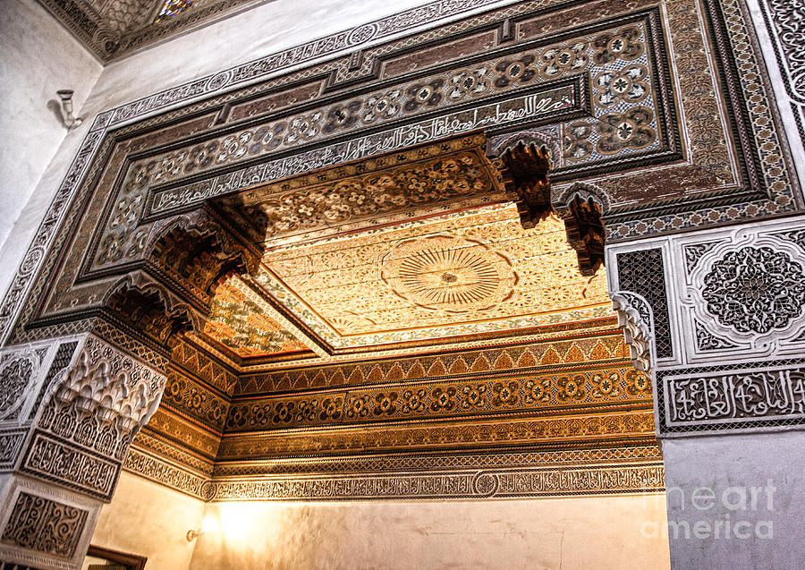 Architecture Photograph - Morocco Interior 3 by Chuck Kuhn