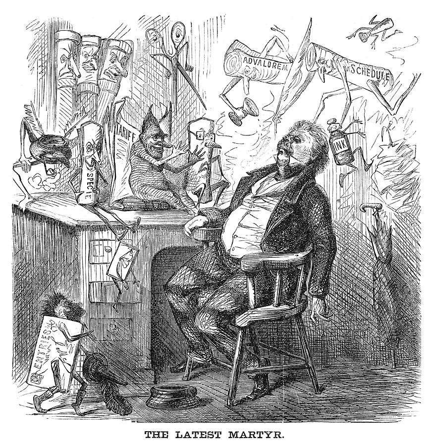 Morrill Tariff, 1861 Painting by Granger - Fine Art America