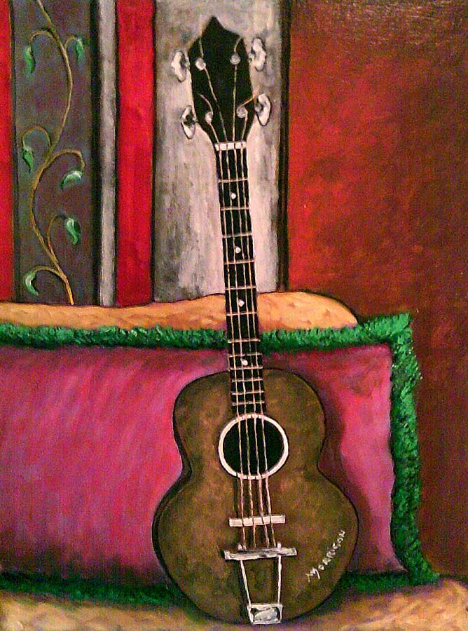 Morrisons  Guitar Painting by Frank Morrison
