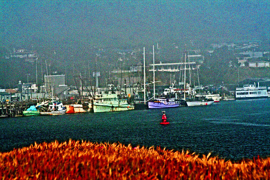Morro Bay at a Distance Digital Art by Joseph Coulombe
