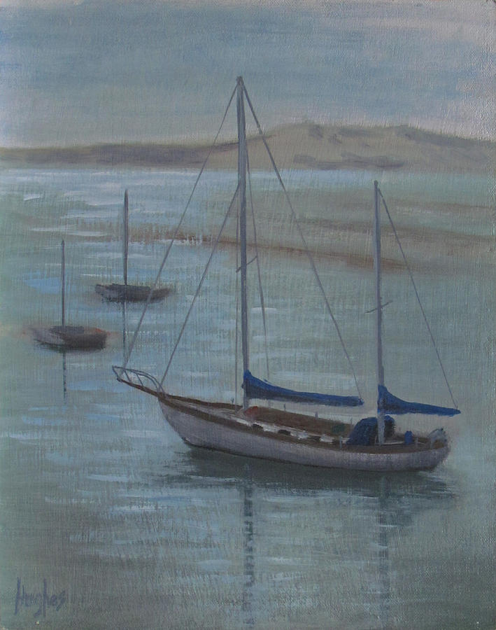 Morro Bay Painting by Kevin Hughes