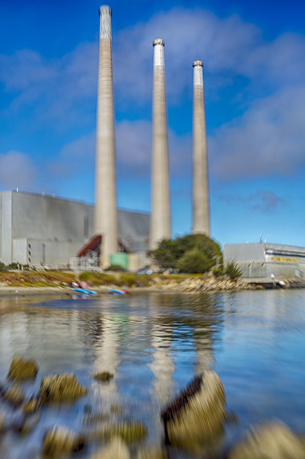 Morro Bay Power Plant Lens Baby Photograph by Scott Campbell