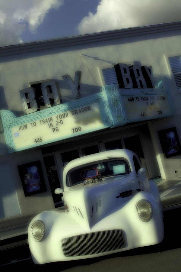 Movie Theater Photograph - Willys at the Bay by Kevin L Cole